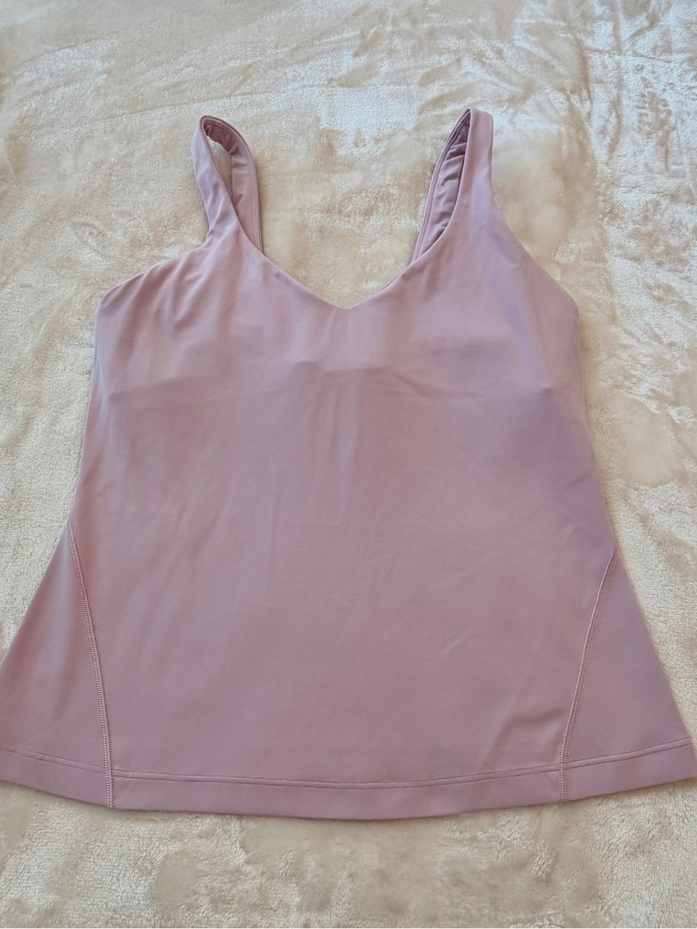 lululemon athletica Dusty Lavender V-Neck Performance Tank